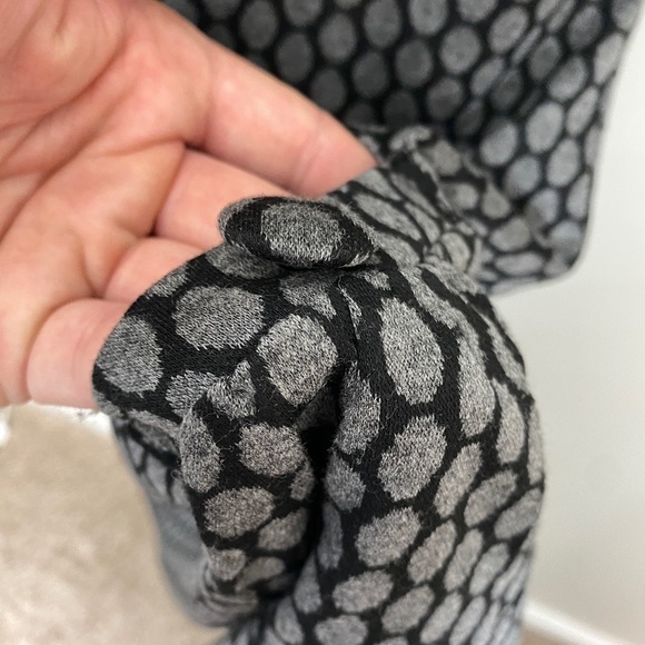 EnFocus‎ Women Charcoal Short Sleeve Oval Pattern Straight Shift Midi Dress 18W - Picture 4 of 14